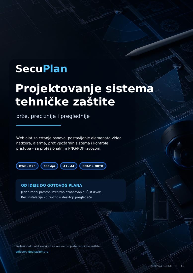 Naslovna strana brošure SecuPlan